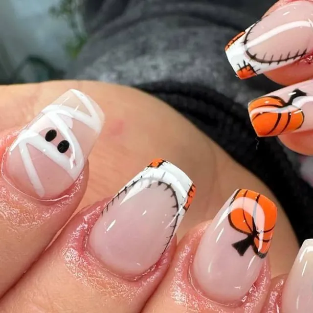 Manicura con temática Halloween